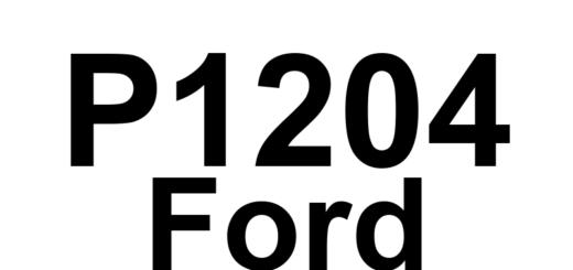 DTC P1204 Ford - Definição em inglês: Cylinder 4 Injector Circuit Open/Shorted Definição em Português: Circuito do injetor do cilindro 4 - Aberto/Curto-circuito