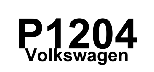 DTC P1204 Volkswagen - Definição em inglês: Cylinder 4 Fuel Injection Circuit Electrical Malfunction Definição em Português: Circuito de Injeção de Combustível do Cilindro 4 - Mau Funcionamento Elétrico