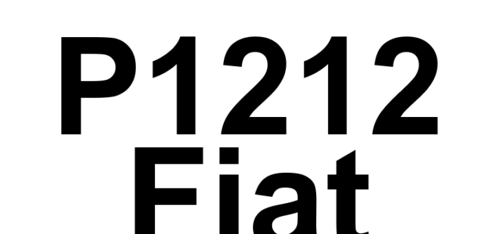 DTC P1212 Fiat - Definição em inglês: Engine Oil Temperature High - RPM Limited Definição em Português: Temperatura do Óleo do Motor - RPM Limitada