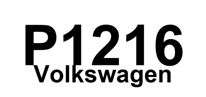 DTC P1216 Volkswagen - Definição em inglês: Cylinder 4 Fuel Injection Circuit Short to B+ Definição em Português: Circuito de Injeção de Combustível do Cilindro 4 - Curto com B+