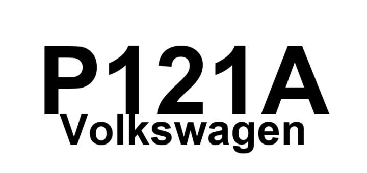 DTC P121A Volkswagen - Definição em inglês: Fuel System Sensor high pressure side Definição em Português: Sensor do sistema de combustível - Pressão alta (lado de alta pressão)