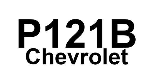DTC P121B Chevrolet - Definição em inglês: Mass Air Flow (MAF) Sensor Supply Voltage Control Circuit Low Definição em Português: Sensor de Fluxo de Ar em Massa (MAF) - Circuito de Controle da Tensão de Alimentação Baixa