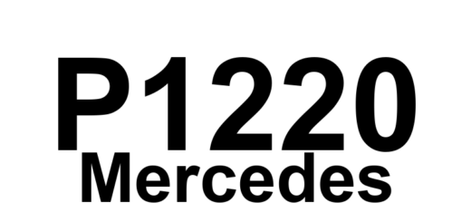 DTC P1220 Mercedes - Definição em inglês: Fuel metering control Y23/1 Definição em Português: Controle de medição de combustível Y23/1