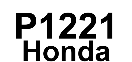 DTC P1221 Honda - Definição em inglês: Throttle Position Sensor 1-2 Circuit Performance Definição em Português: Sensor de Posição do Acelerador 1-2 - Desempenho do Circuito