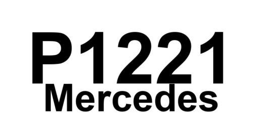 DTC P1221 Mercedes - Definição em inglês: CAN Communication from ASR/EGS/ESP Definição em Português: Comunicação CAN de ASR/EGS/ESP - Problema detectado
