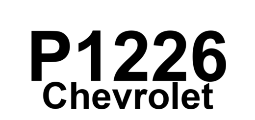 DTC P1226 Chevrolet - Definição em inglês: Injection Control Circuit Commanded State to Actual State Mismatch Definição em Português: (Circuito de Controle de Injeção - Divergência entre Estado Comandado e Estado Real)