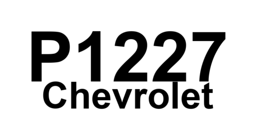 DTC P1227 Chevrolet - Definição em inglês: Fuel Injector 2 Control Circuit Shorted Definição em Português: Circuito de Controle do Injetor de Combustível 2 - Curto-circuito