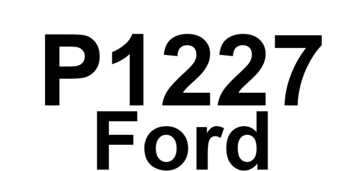 DTC P1227 Ford - Definição em inglês: Wastegate Failed Closed (Over pressure) Definição em Português: Wastegate - Travada Fechada (Sob pressão)