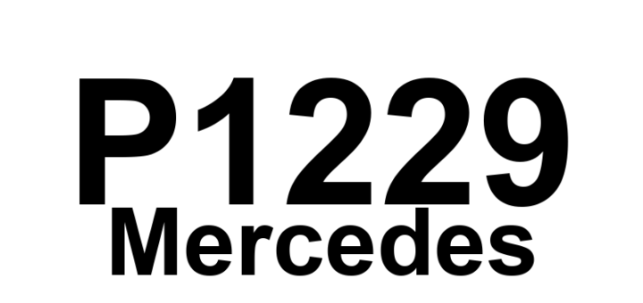 DTC P1229 Mercedes - Definição em inglês: Balancing resistor Y23/2r2 Definição em Português: Resistor de balanceamento Y23/2r2.