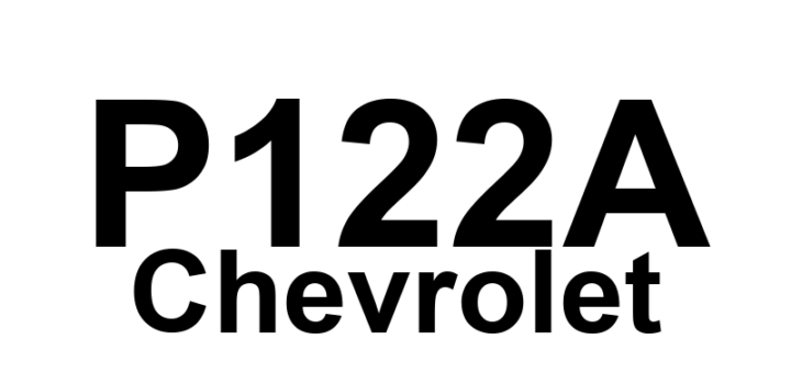 DTC P122A Chevrolet - Definição em inglês: Fuel Injector 3 Control Circuit Shorted Definição em Português: Circuito de Controle do Injetor de Combustível 3 - Circuito em Curto