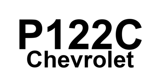 DTC P122C Chevrolet - Definição em inglês: Intake Air (IA) Flow Valve Control Circuit Shorted Definição em Português: Válvula de Controle do Fluxo de Ar de Admissão (IA) - Circuito em Curto