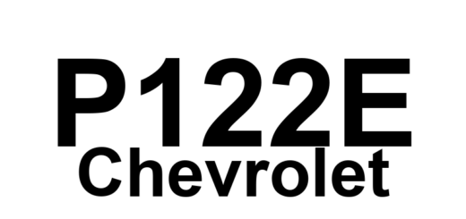 DTC P122E Chevrolet - Definição em inglês: Intake Air (IA) Flow Valve Control Circuit 2 Low Voltage Definição em Português: Válvula de Controle do Fluxo de Ar de Admissão (IA) - Baixa Tensão do Circuito 2