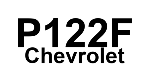 DTC P122F Chevrolet - Definição em inglês: Intake Air (IA) Flow Valve Control Circuit 2 High Voltage Definição em Português: Válvula de Controle do Fluxo de Ar de Admissão - Tensão Alta no Circuito 2