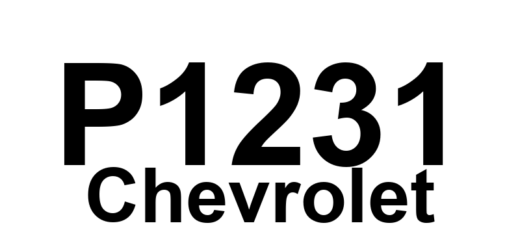 DTC P1231 Chevrolet - Definição em inglês: Fuel Pump Relay Control Circuit High Voltage Definição em Português: Circuito de Controle do Relé da Bomba de Combustível - Tensão Alta