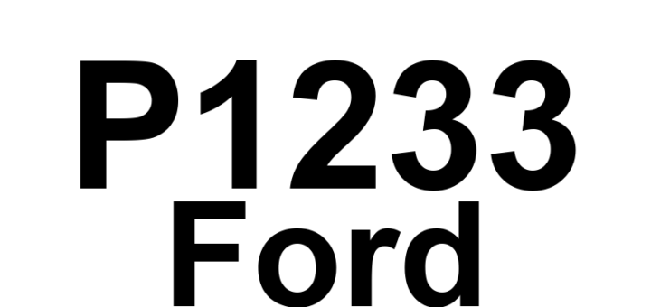 DTC P1233 Ford - Definição em inglês: Fuel System Disabled Or Offline Definição em Português: Sistema de Combustível - Desativado ou Offline