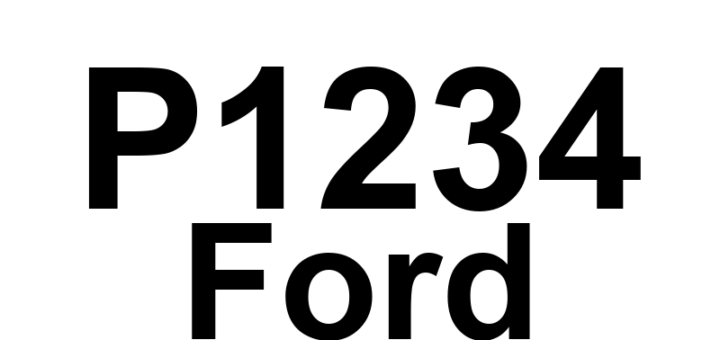 DTC P1234 Ford - Definição em inglês: Fuel System Disabled Or Offline Definição em Português: Sistema de Combustível - Desativado ou Offline