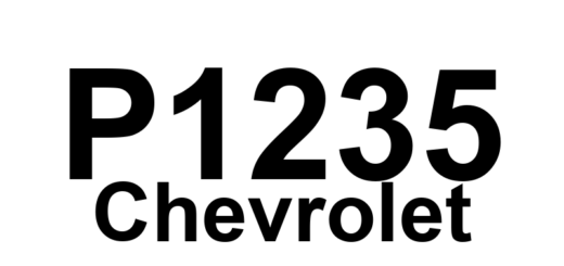 DTC P1235 Chevrolet - Definição em inglês: Injection Control Circuit Commanded State to Actual State Mismatch Definição em Português: Circuito de Controle de Injeção - Desajuste entre Estado Comandado e Estado Real