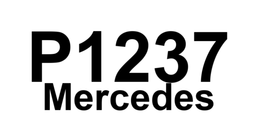 DTC P1237 Mercedes - Definição em inglês: read traction control system fault memory Definição em Português: Sistema de controle de tração - Ler memória de falhas.