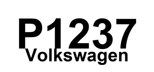 DTC P1237 Volkswagen - Definição em inglês: Cylinder 1 Fuel Injection Circuit Open Circuit Definição em Português: Circuito de Injeção de Combustível do Cilindro 1 - Circuito Aberto (cilindro 1)