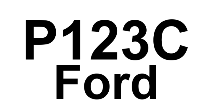 DTC P123C Ford - Definição em inglês: Cold Start Turbo Protection - Forced Limited Power Definição em Português: Proteção do Turbo durante Partida Fria - Potência Limitada Forçada