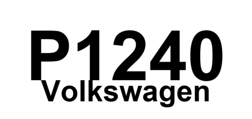 DTC P1240 Volkswagen - Definição em inglês: Cylinder 4 Fuel Injection Circuit Open Circuit Definição em Português: Circuito de Injeção de Combustível do Cilindro 4 - Circuito Aberto (Cilindro 4)
