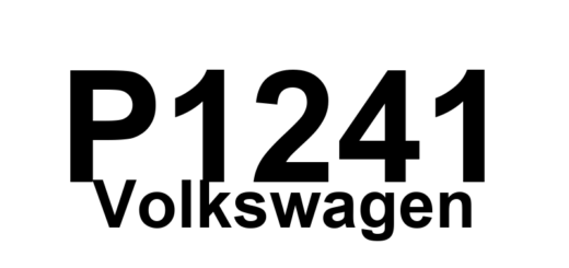 DTC P1241 Volkswagen - Definição em inglês: Cylinder 5 Fuel Injection Circuit Open Circuit Definição em Português: Circuito de Injeção de Combustível do Cilindro 5 - Circuito Aberto (Cilindro 5)