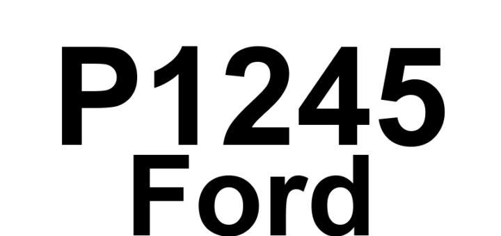 DTC P1245 Ford - Definição em inglês: Generator Load circuit High Input Definição em Português: Circuito de Carga do Gerador - Entrada Alta