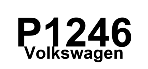 DTC P1246 Volkswagen - Definição em inglês: Needle lift sender -G80 implausible signal Definição em Português: Sensor de elevação da agulha -G80 sinal implausível