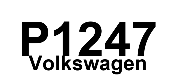 DTC P1247 Volkswagen - Definição em inglês: Needle Lift Sensor -G80- Open circuit/ short circuit to B+ Definição em Português: Sensor de Elevação da Agulha -G80- Circuito aberto/curto-circuito para B+.