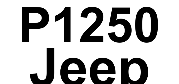 DTC P1250 Jeep - Definição em inglês: Vacuum Reservoir Solenoid Open Circuit Definição em Português: Solenoide do Reservatório de Vácuo - Circuito Aberto