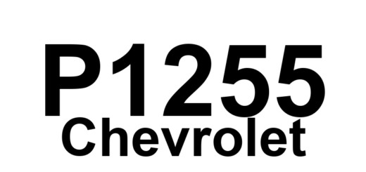 DTC P1255 Chevrolet - Definição em inglês: Fuel Pump Control Module Driver Over-temperature Definição em Português: Módulo de Controle da Bomba de Combustível - Superaquecimento do Condutor.
