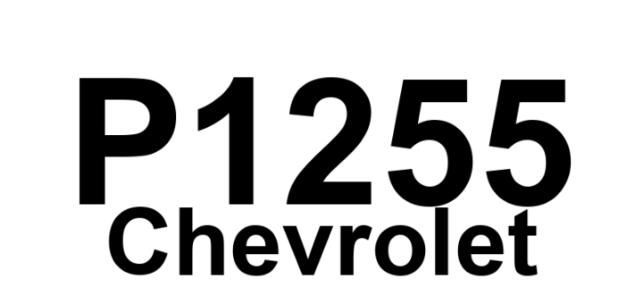 DTC P1255 Chevrolet - Definição em inglês: Fuel Pump Control Module Driver Over-temperature Definição em Português: Módulo de Controle da Bomba de Combustível - Superaquecimento do Condutor.