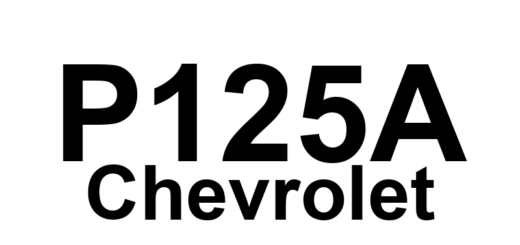 DTC P125A Chevrolet - Definição em inglês: Fuel Pressure Regulator 2 High Control Circuit Low Voltage Definição em Português: Regulador de Pressão de Combustível 2 - Circuito de Controle com Baixa Voltagem