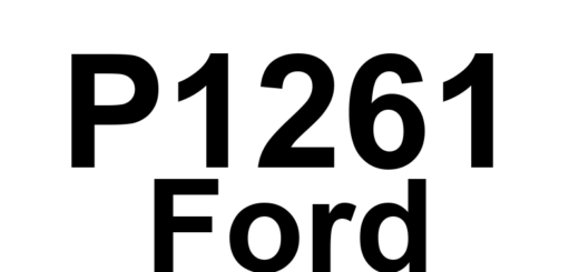 DTC P1261 Ford - Definição em inglês: Cylinder 1 High To Low Side Short Definição em Português: Cilindro 1 - Curto-circuito do lado alto para o lado baixo