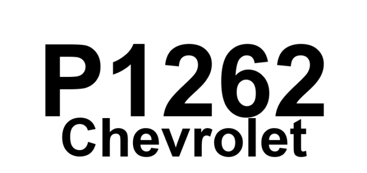 DTC P1262 Chevrolet - Definição em inglês: High Voltage Circuit Fault – Cylinders 2, 3, 5, and 8 Definição em Português: Falha no Circuito de Alta Tensão - Cilindros 2, 3, 5 e 8.