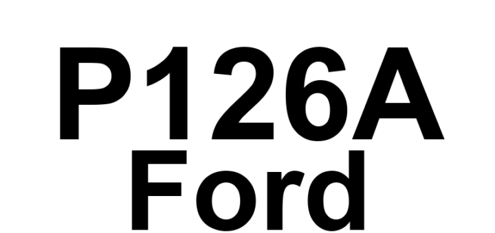 DTC P126A Ford - Definição em inglês: Cylinder 1 Injector Input Circuit Definição em Português: Circuito de Entrada do Injetor do Cilindro 1 - Falha Detectada