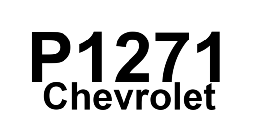 DTC P1271 Chevrolet - Definição em inglês: Accelerator Pedal Position Sensor 1-2 Correlation Definição em Português: Sensor de Posição do Pedal do Acelerador - Correlação 1-2