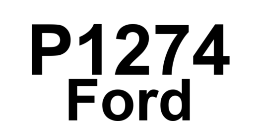 DTC P1274 Ford - Definição em inglês: Cylinder 4 - High To Low Side Open Detected Definição em Português: Cilindro 4 - Interrupção detectada de Alta para Baixa continuidade