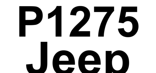 DTC P1275 Jeep - Definição em inglês: A/C Control Circuit 2 Overcurrent Definição em Português: Circuito de Controle do A/C 2 - Sobrecorrente