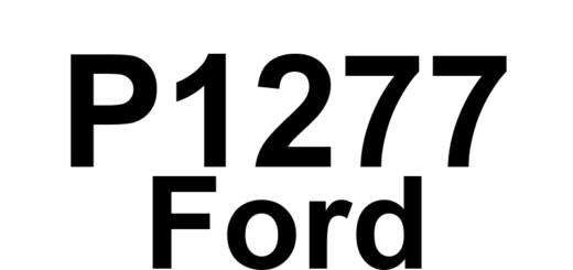 DTC P1277 Ford - Definição em inglês: Cylinder 7 - High To Low Side Open Detected Definição em Português: Cilindro 7 - Circuito Aberto do Lado Alto para o Lado Baixo Detectado