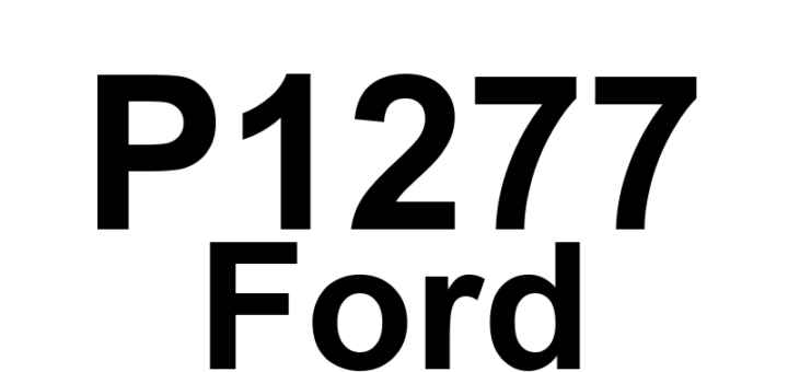 DTC P1277 Ford - Definição em inglês: Cylinder 7 - High To Low Side Open Detected Definição em Português: Cilindro 7 - Circuito Aberto do Lado Alto para o Lado Baixo Detectado