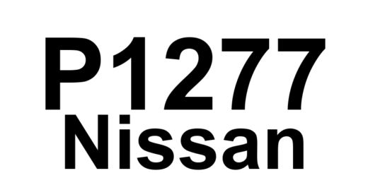 DTC P1277 Nissan - Definição em inglês: Air Fuel Sensor (Bank 1 Sensor 1) Heater Circuit Malfunction Definição em Português: Circuito do Aquecedor do Sensor de Ar/Combustível (Banco 1 Sensor 1) - Funcionamento Incorreto