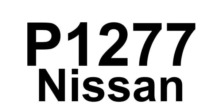DTC P1277 Nissan - Definição em inglês: Air Fuel Sensor (Bank 1 Sensor 1) Heater Circuit Malfunction Definição em Português: Circuito do Aquecedor do Sensor de Ar/Combustível (Banco 1 Sensor 1) - Funcionamento Incorreto