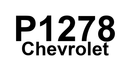 DTC P1278 Chevrolet - Definição em inglês: APP Sensor 1 High Voltage Definição em Português: Sensor de Posição do Acelerador 1 - Tensão Alta