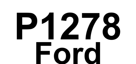 DTC P1278 Ford - Definição em inglês: Cylinder 8 - High To Low Side Open Detected Definição em Português: Cilindro 8 - Abertura entre Alta e Baixa Tensão Detectada