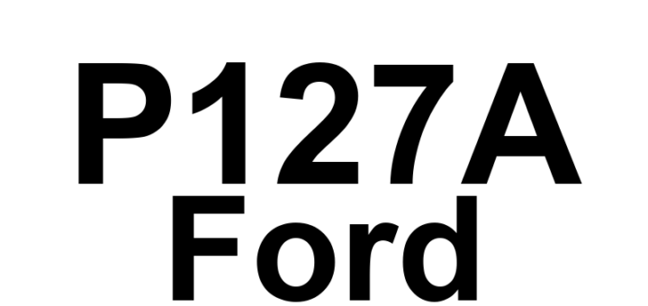 DTC P127A Ford - Definição em inglês: Aborted KOER - Fuel Pressure Failure Definição em Português: Teste KOER Anulado - Falha na Pressão de Combustível