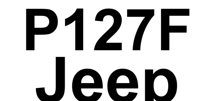 DTC P127F Jeep - Definição em inglês: Fuel Pump Control Circuit 2 Overcurrent Definição em Português: Circuito de Controle da Bomba de Combustível 2 - Sobrecorrente