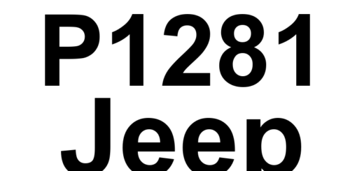 DTC P1281 Jeep - Definição em inglês: Engine Is Cold Too Long Definição em Português: Motor - Tempo excessivo para aquecer.