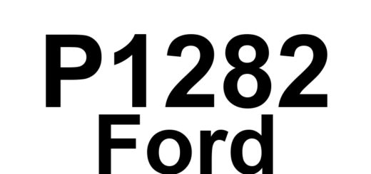 DTC P1282 Ford - Definição em inglês: Injection Pressure Regulator Excessive Pressure Definição em Português: Regulador de Pressão de Injeção - Pressão Excessiva