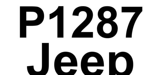 DTC P1287 Jeep - Definição em inglês: NOx Sensor 1/1 Zero Offset Too Low Definição em Português: Sensor de NOx - Desvio de Zero Muito Baixo (Banco 1/Sensor 1)